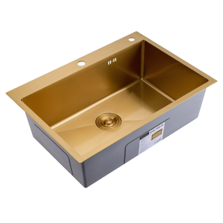 Кухонная мойка Splenka S703.7050.03, золотой сатин